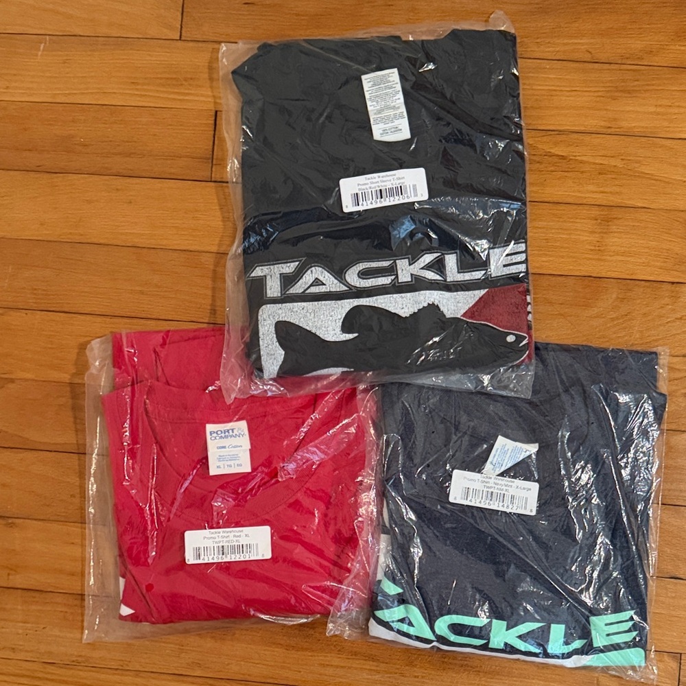 Warehouse Men's Short Sleeve Tees - Black, Red, Navy